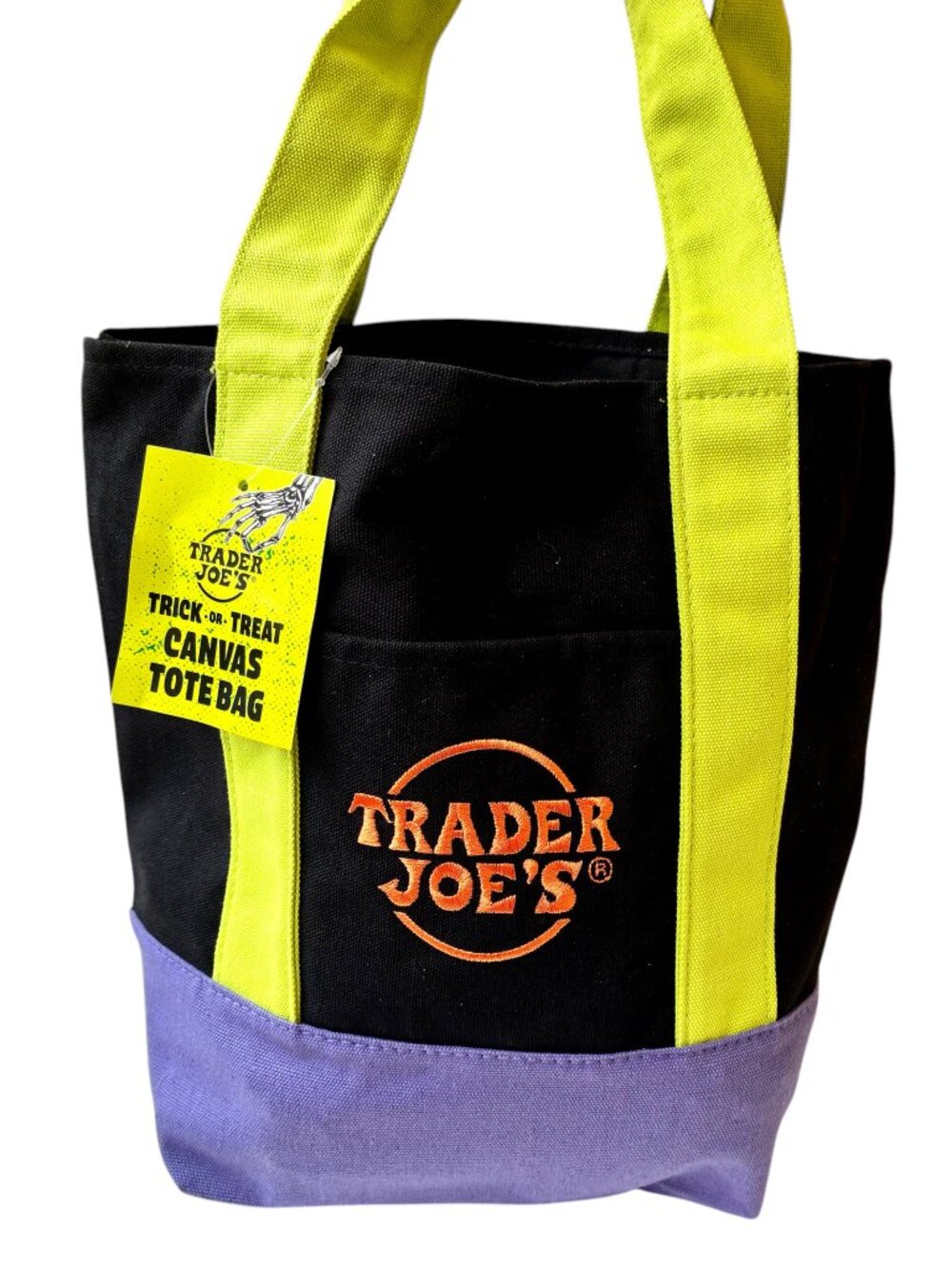 Trader Joe’s Trick Or Treat Mini Tote Bag 2025 limited Halloween 🎃 - Picture 4 of 10
